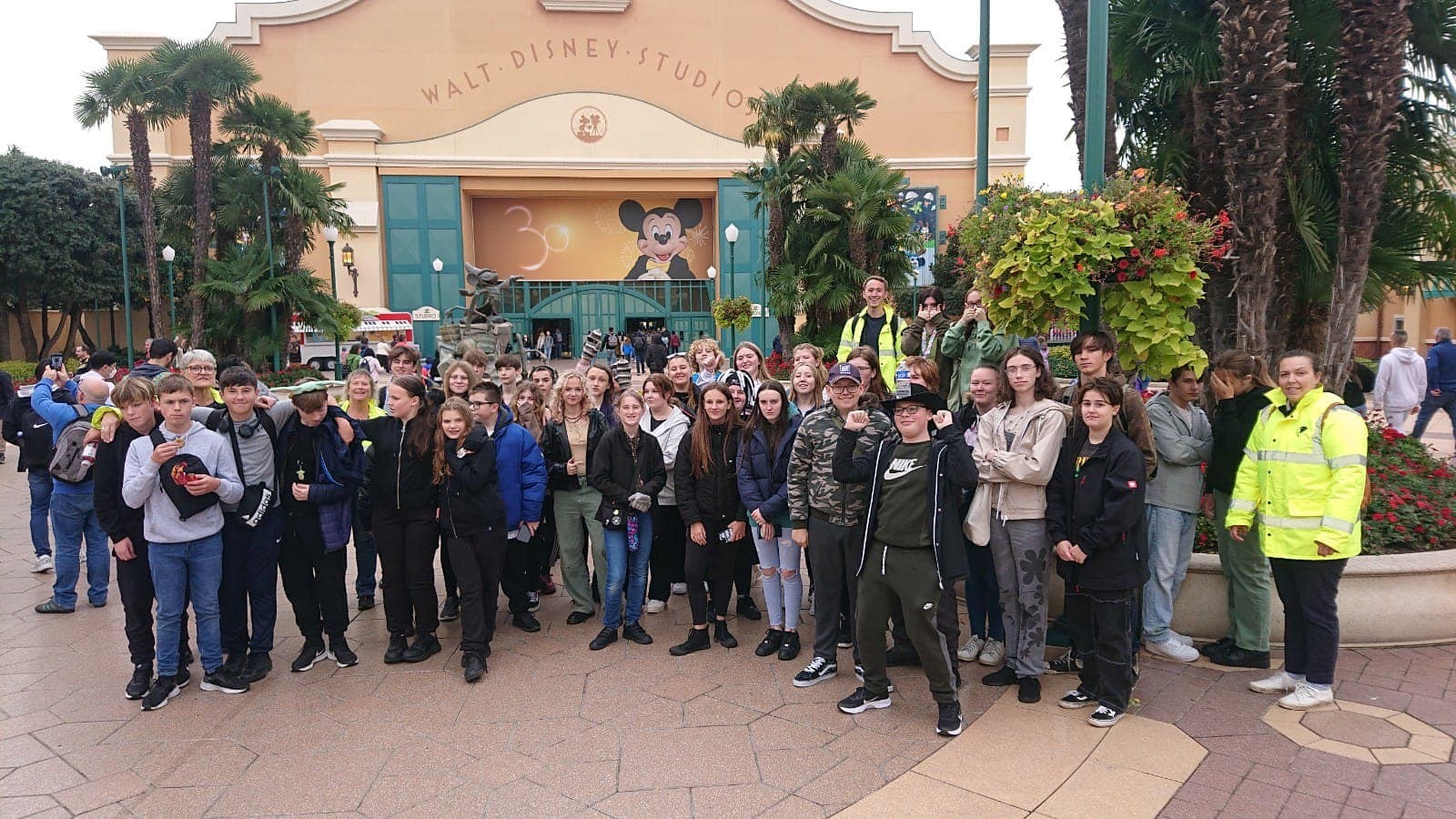 Students at Disney