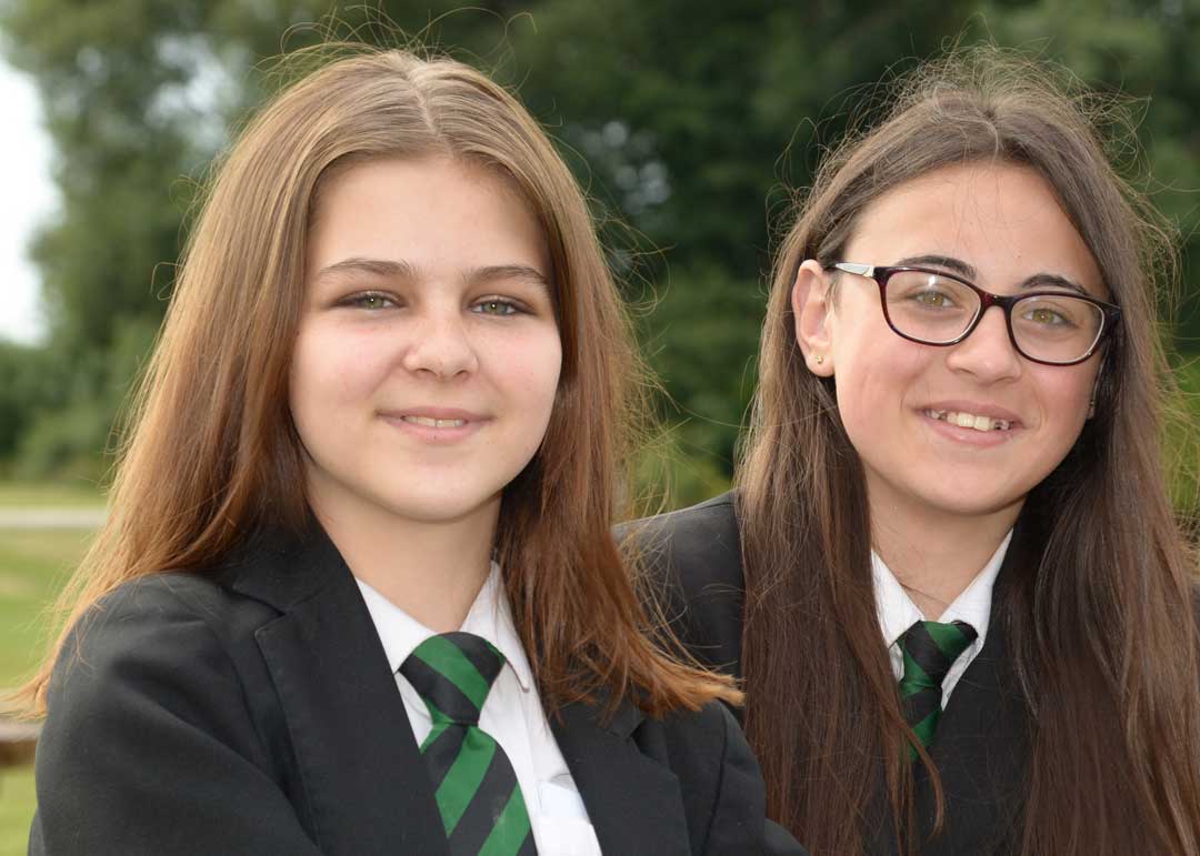 Students in Park Community School uniform